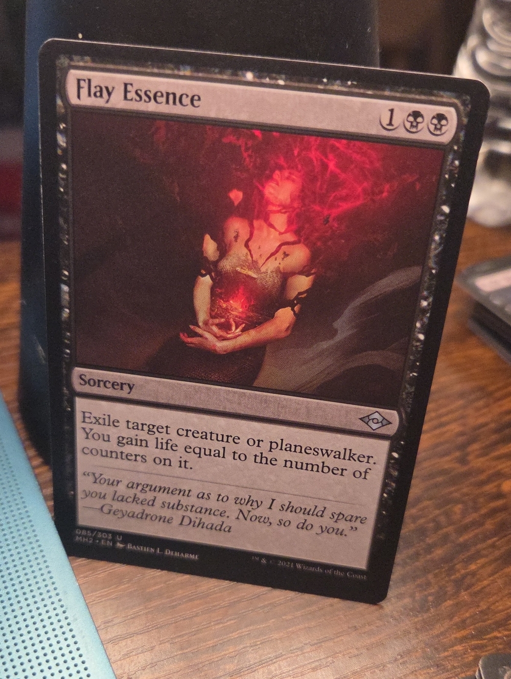 Flay Essence Magic: The Gathering Card - Black Sorcery